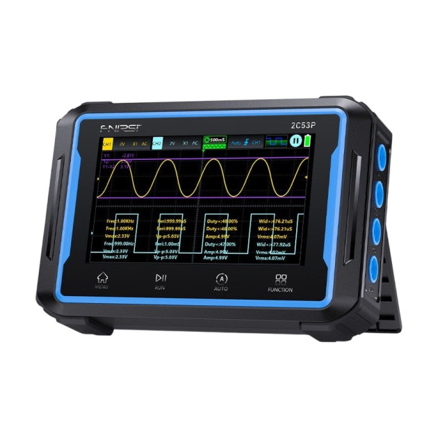Fnirsi 2C53P 3-in-1 Digitales Oszilloskop, Multimeter und Signalgenerator