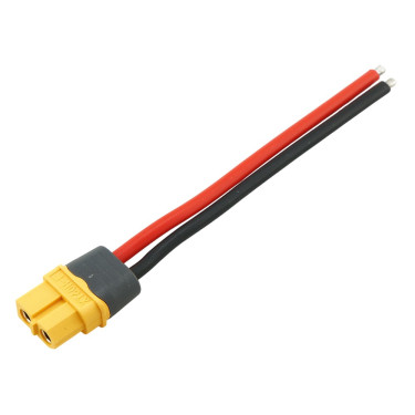 Amass XT60 Buchse mit 12AWG Kabel 10cm