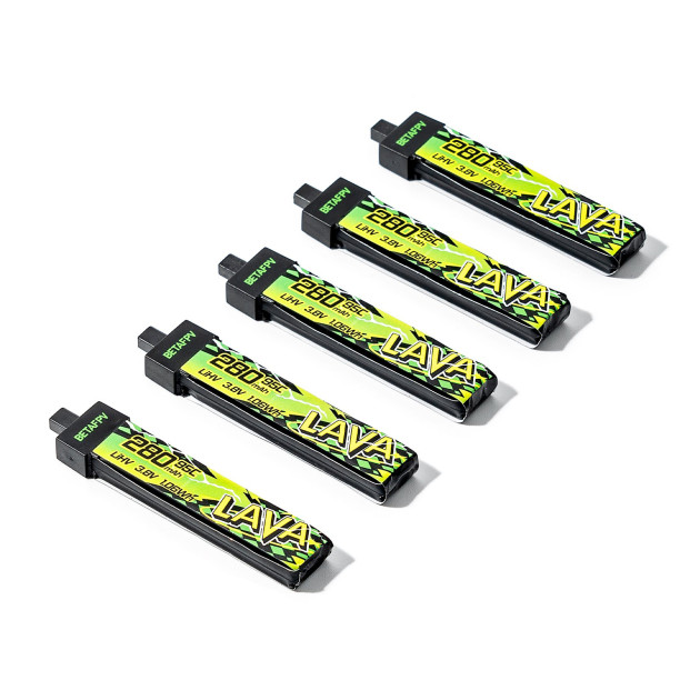 BetaFPV Lava II 280mAh 1S 95C HV (5Stück)