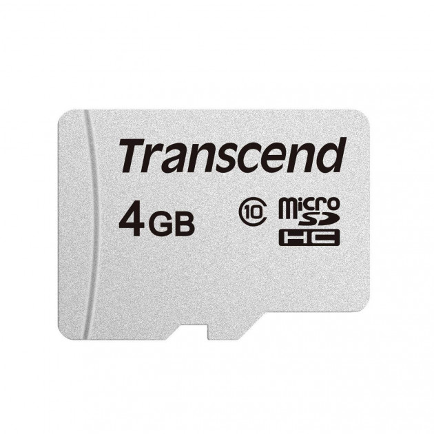 Transcend 4GB microSDHC 300S (Klasse 10)