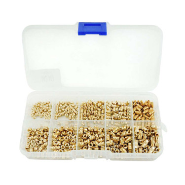 Satz Gewindeinsätze für Kunststoff M2/M3