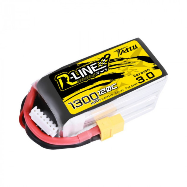 Tattu R-Line 1300mAh 6S 120C v3