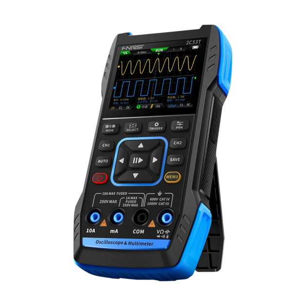 Fnirsi 2C53T 3-in-1 Digital Oscilloscope, Multimeter and Signal Generator