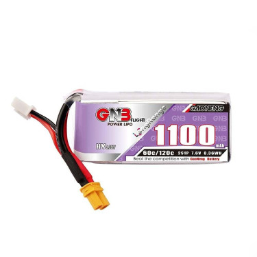 GNB 1100mAh 2S 60C HV