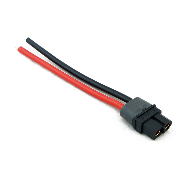 Amass XT60 Buchse mit 14AWG Kabel 10cm