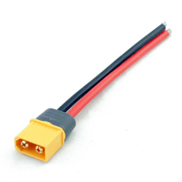 Amass XT60 Stecker mit 14AWG Kabel 10cm