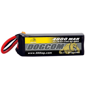 Dogcom 4000mAh 6S 120C (XT90)