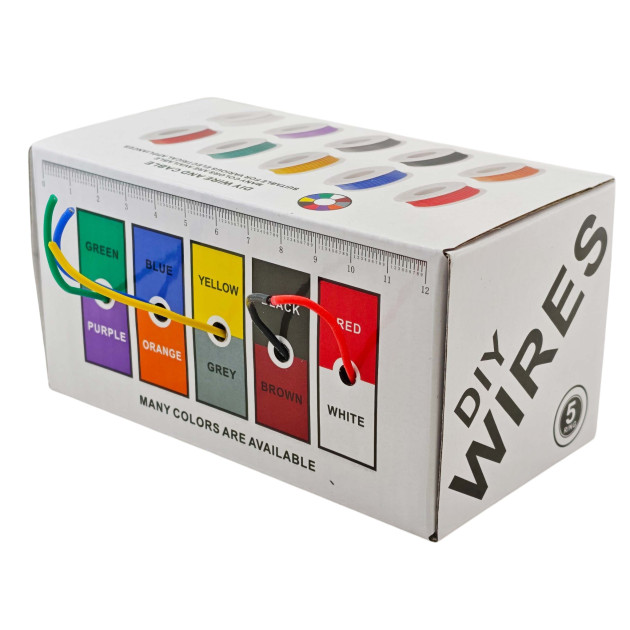 Silikonkabel-Set, 5 Farben