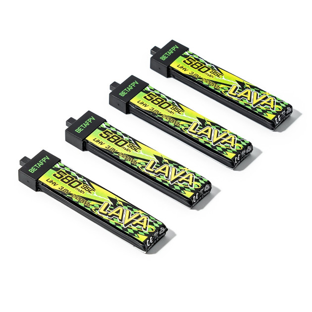 BetaFPV Lava II 580mAh 1S 95C HV (4 Stück)