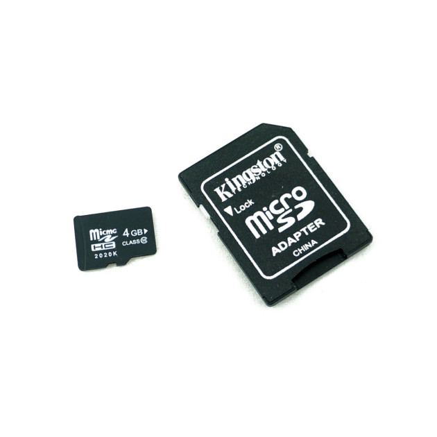 MicroSD 4Gb + Adapter