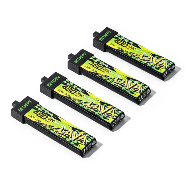 BetaFPV Lava II 480mAh 1S 95C HV (4 Stück)