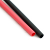 Schrumpfschlauch 1m (schwarz + rot) 2,4 / 1,2mm