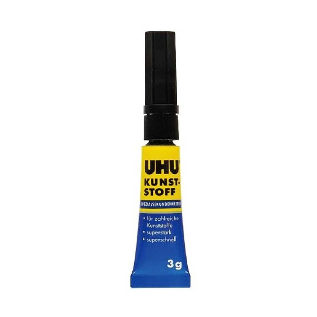 UHU Sekundenkleber Kunststoff 3g